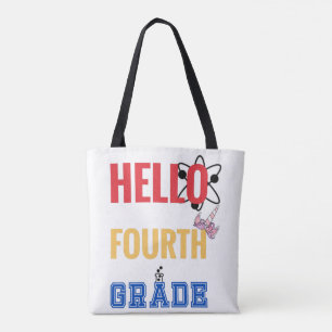 Hello Fourth Grade   Back to school 2021 Tote Bag