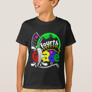Hello Fourth Grade Funny 4th Grade Back To School T-Shirt