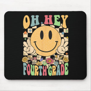 Hello Fourth Grade Teachers Student 4th Grade Back Mouse Pad