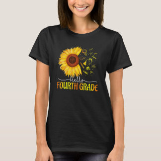 Hello Fourth Grade Team 4th Grade Back To School T T-Shirt