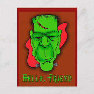 Hello Friend Custom Halloween Invitations