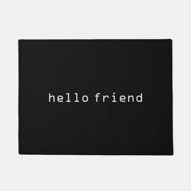 Hello Friend Door Mat (Front)