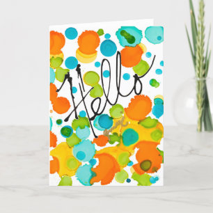 Hello Friend Lovitude Thank You Note Card