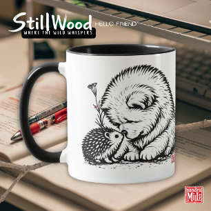 HELLO FRIEND • StillWood • Chow & Hedgehog Mug