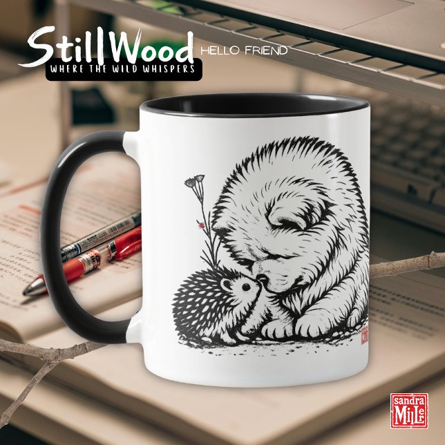 HELLO FRIEND • StillWood • Chow & Hedgehog Mug (Creator Uploaded)