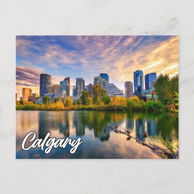 Hello From Calgary, Alberta, Canada Postcard (Front)