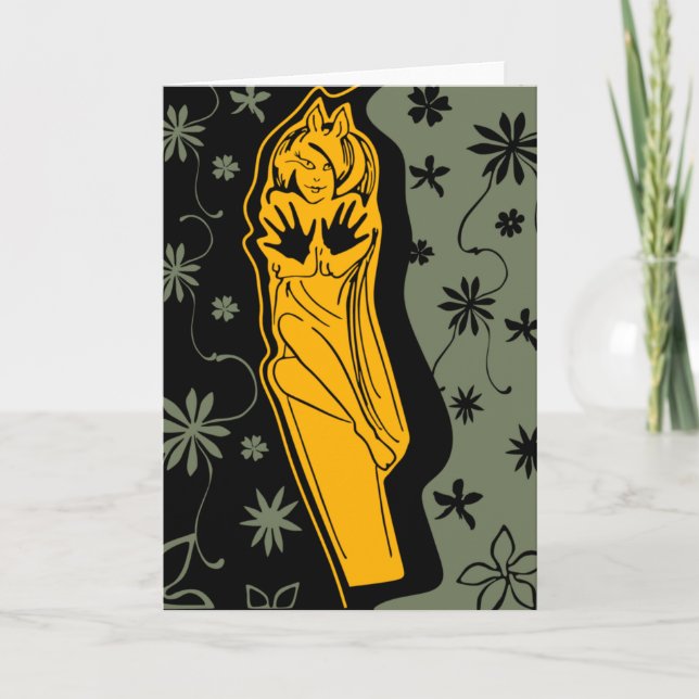 Hello from Catwoman Card (Front)