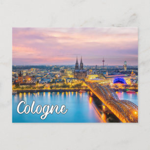 Hello From Cologne, Germany Postcard