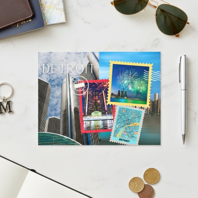 Hello From Detroit Postcard (Hello From Detroit Postcard)