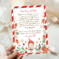 Hello From Elf Arrival Letter I'm Back Christmas 