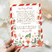 Hello From Elf Arrival Letter I'm Back Christmas 