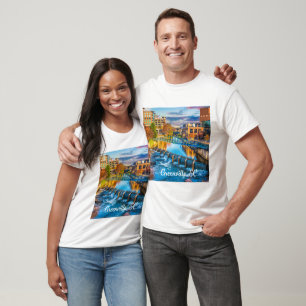 Hello from Greenville, South Carolina Reedy River T-Shirt
