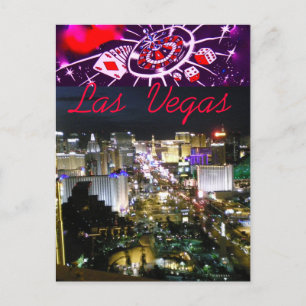Hello from Las Vegas Boulevard Postcard