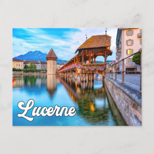 Hello From Lucerne, Switzerland Postcard