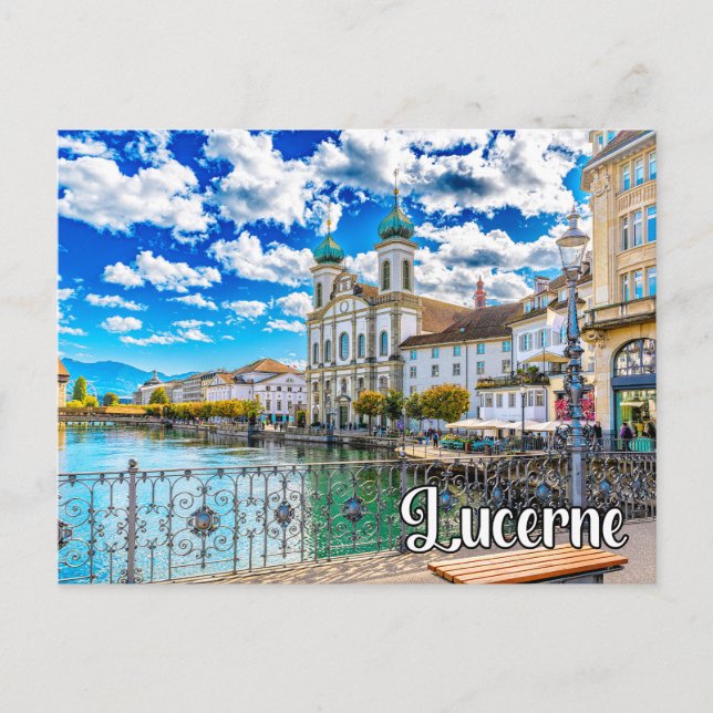 Hello From Lucerne, Switzerland Postcard (Front)