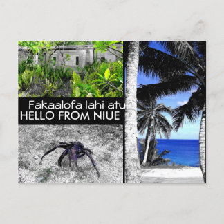 Hello from Niue - Postcard