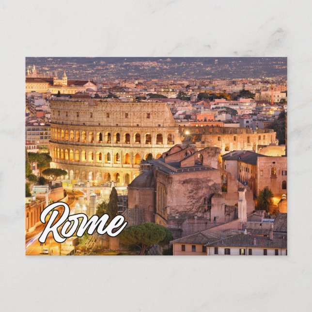 Hello From Rome, Italy Postcard (Front)