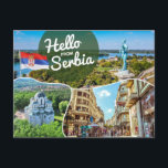 Hello from Serbia Postcard<br><div class="desc">Hello from Serbia postcard

I have a lot of other postcards like this in my store :)</div>