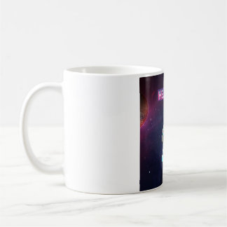 Hello from space. coffee mug