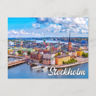Hello From Stockholm, Sweden Postcard