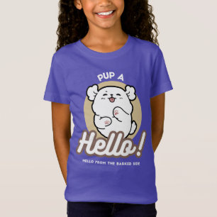 Hello from the Barked Side – Cute Dog Design T-Shirt