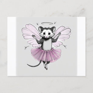 Hello from the Fairy Godmother Possum Postcard