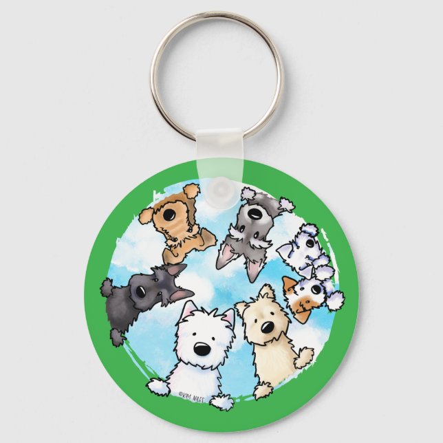 Hello From The Happy Side Keychain (Front)