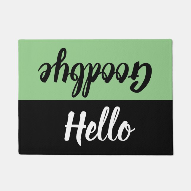 Hello, Goodbye Welcome Doormat (Front)