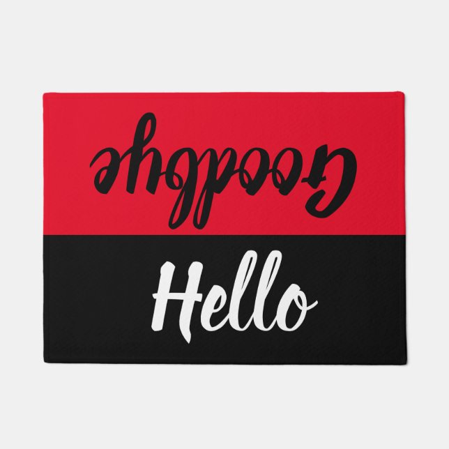Hello, Goodbye Welcome Doormat (Front)