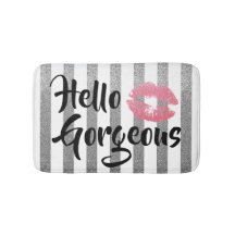 Hello Gorgeous Bath Mat