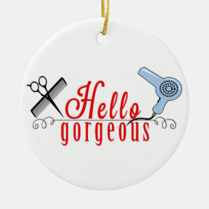 Hello Gorgeous Ceramic Tree Decoration