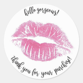 Hello Gorgeous Thank You Sticker - LipSense