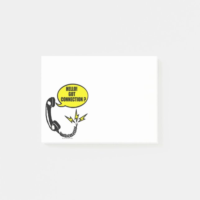 Hello! Got connection Post-it Notes (Front)