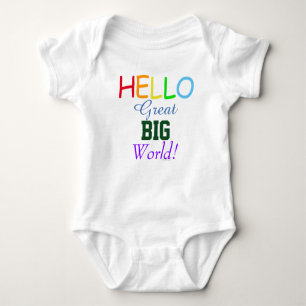 Hello Great Big World Rainbow Baby Shirt