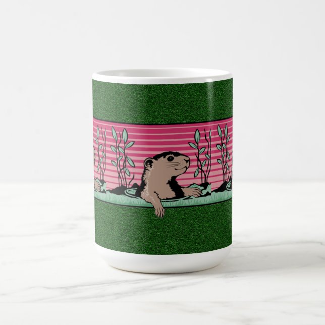 Hello, Groundhog's Shadow - Coffee Mug (Center)