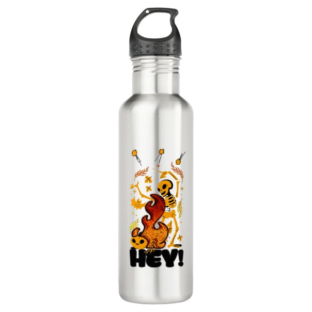 hello Halloween  710 Ml Water Bottle (Front)