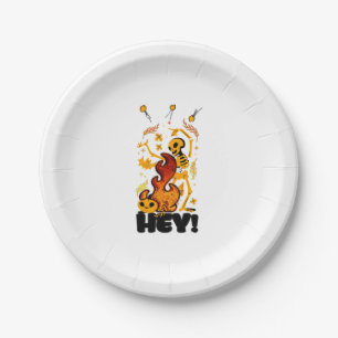 hello Halloween  Paper Plate