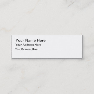 hello handwritten note mini business card