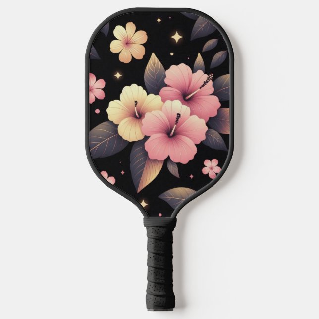 Hello Hibiscus  Pickleball Paddle (Front)