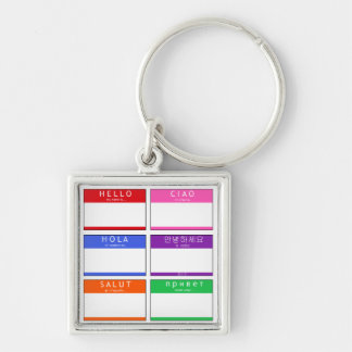 Hello, Hola, Salut, Ciao Key Ring