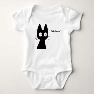 Hello Hooman Cat for Baby Bodysuit