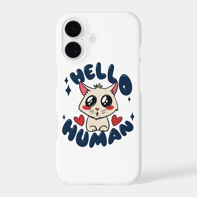 Hello human Cute Cat (Back)