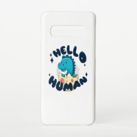 Hello human funny Dinosaur