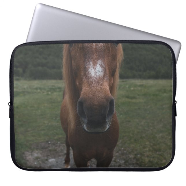 HELLO I AM A HORSE LAPTOP SLEEVE (Front)