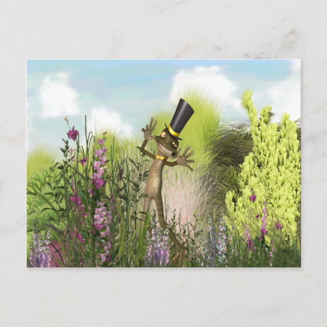 Hello "I have Arive" Postcard (Front)