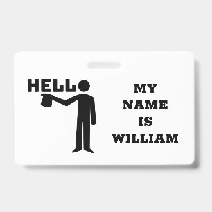 Hello ID Badge