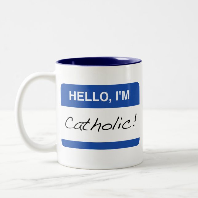 Hello, I'm Catholic Mug (Left)