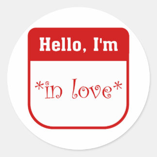 Hello I'm in love stickers
