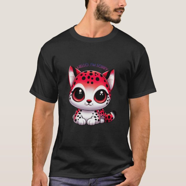 Hello I'm sorry Basic Dark T-Shirt (Front)