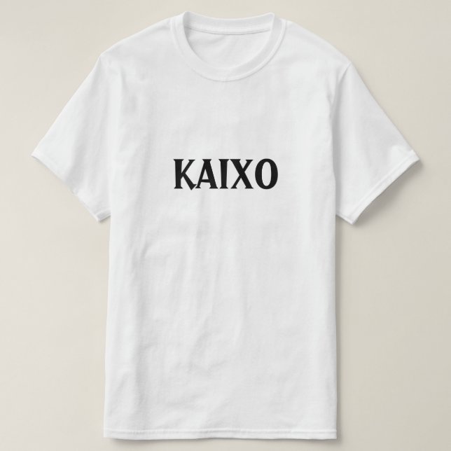 Hello in Basque, Kaixo T-Shirt (Design Front)